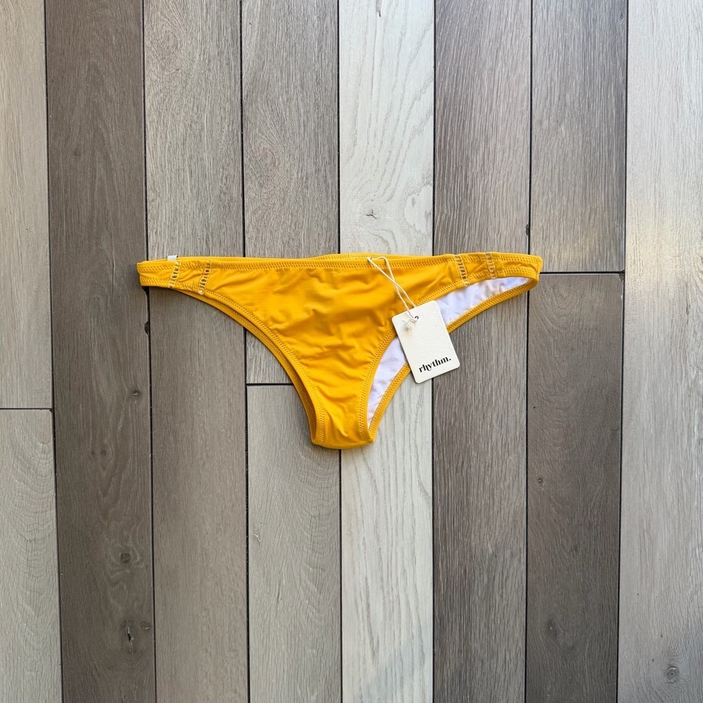 Rhythm Women's Striped Bikini Bottoms